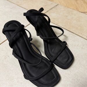 Steve Madden Black Strappy Heels
